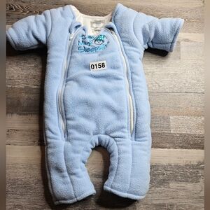 Baby Merlin's Magic Sleepsuit Blue Small Sleep Sack